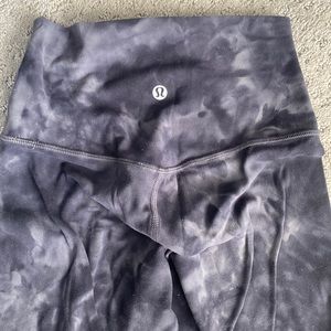 Lululemon grey marbled legging -used. Good condition